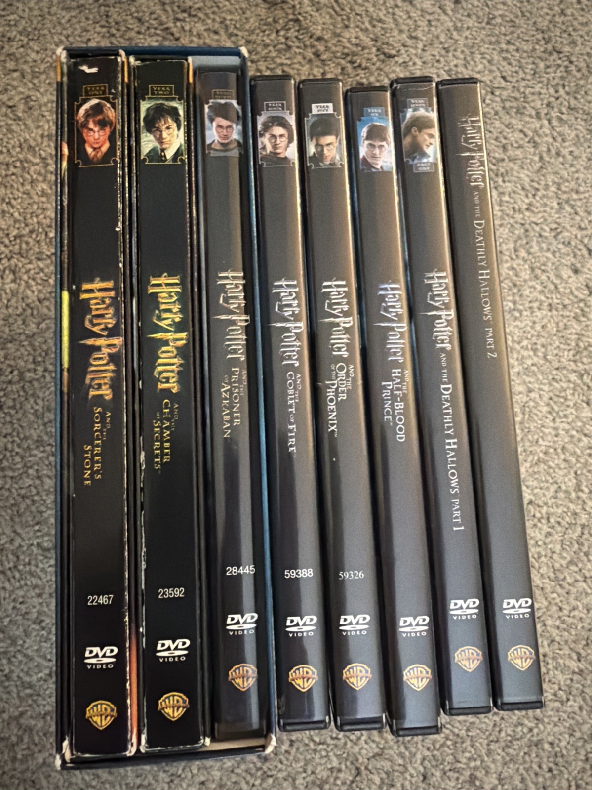 Harry Potter DVD Full Set Complete Set of 8 Movies (1-8) 2002 – 2011 Warner Bros