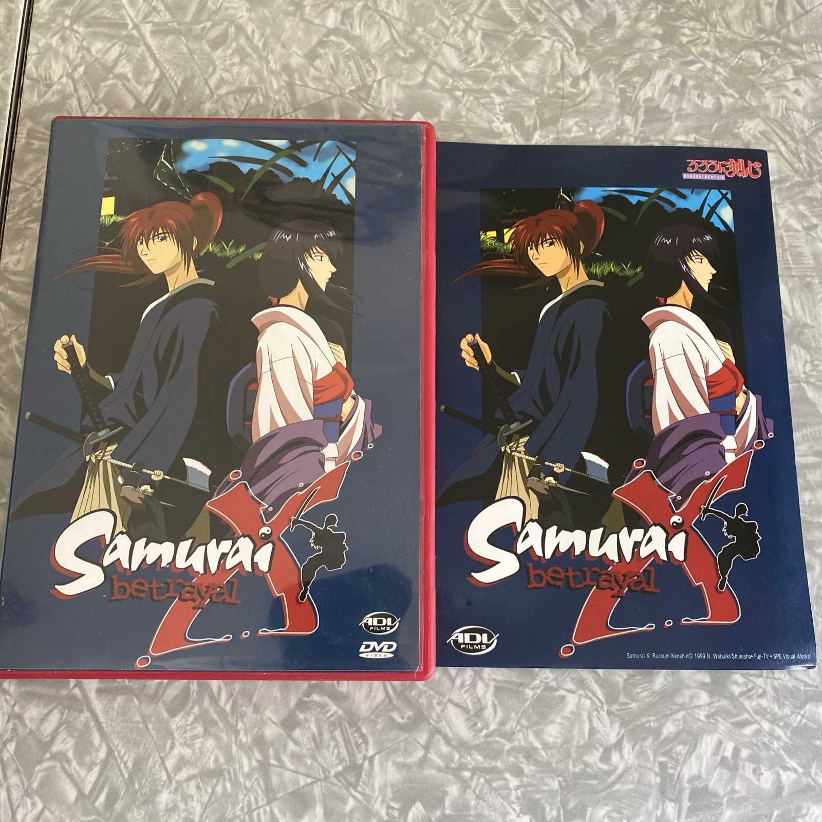 Samurai X: Betrayal OVA 2 (DVD, 2000) Original ADV Films Japanese & English