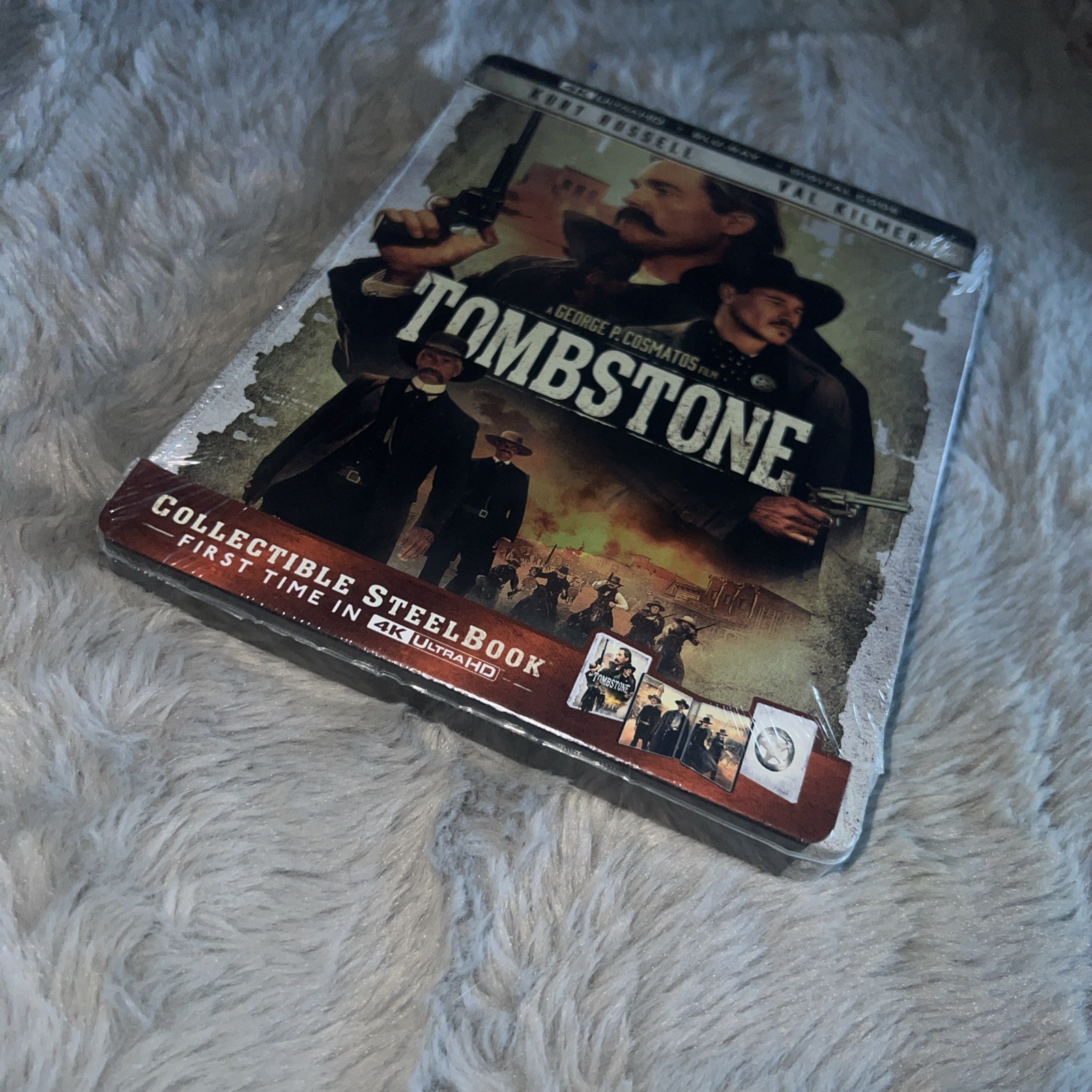 Tombstone SteelBook 4K UHD + Blu-ray + Digital Val Kilmer NEW HELPS STRAYS