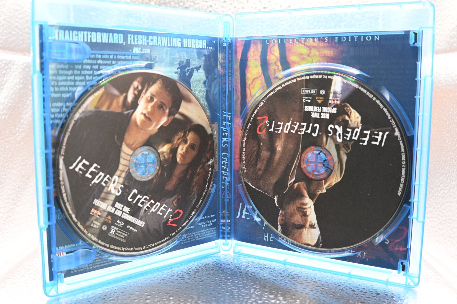 Jeepers Creepers 1 & 2 Scream Factory Blu-rays – used
