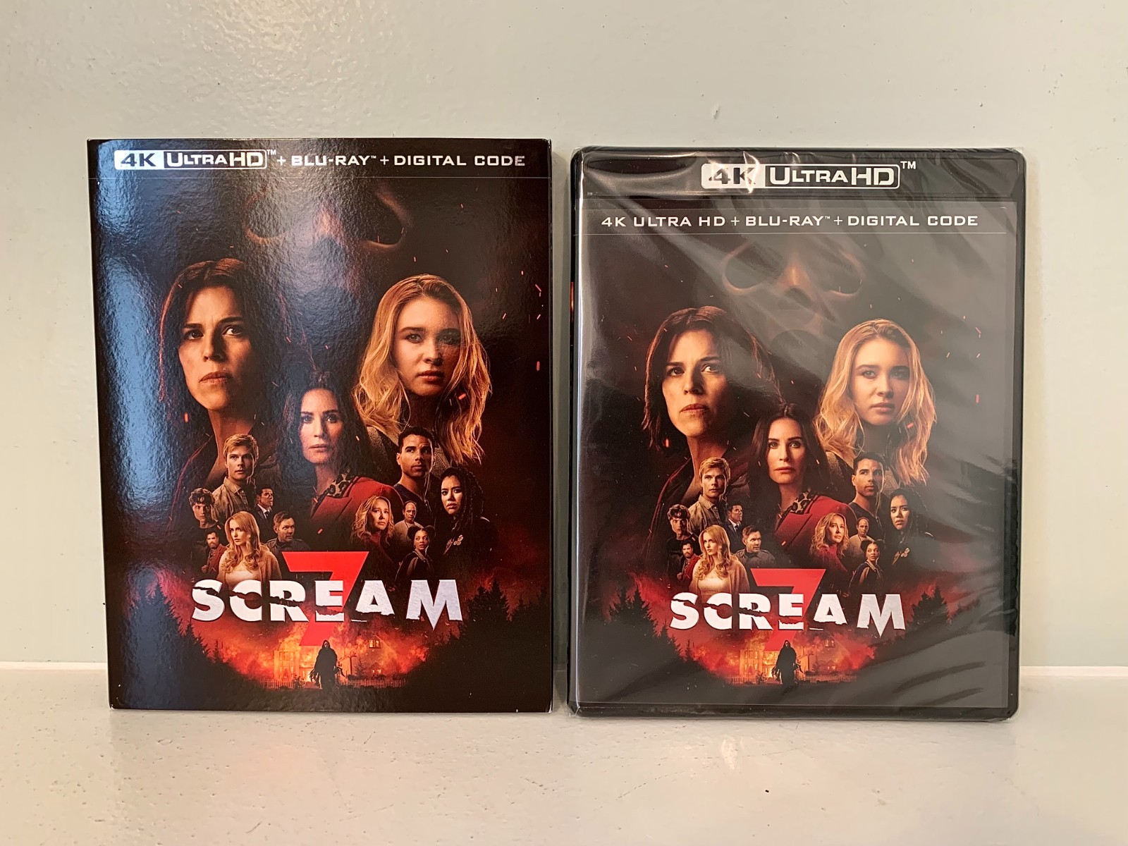 Scream 7 4K Ultra HD + Blu-Ray + Digital Code Slipcover Ghostface Brand New 2026