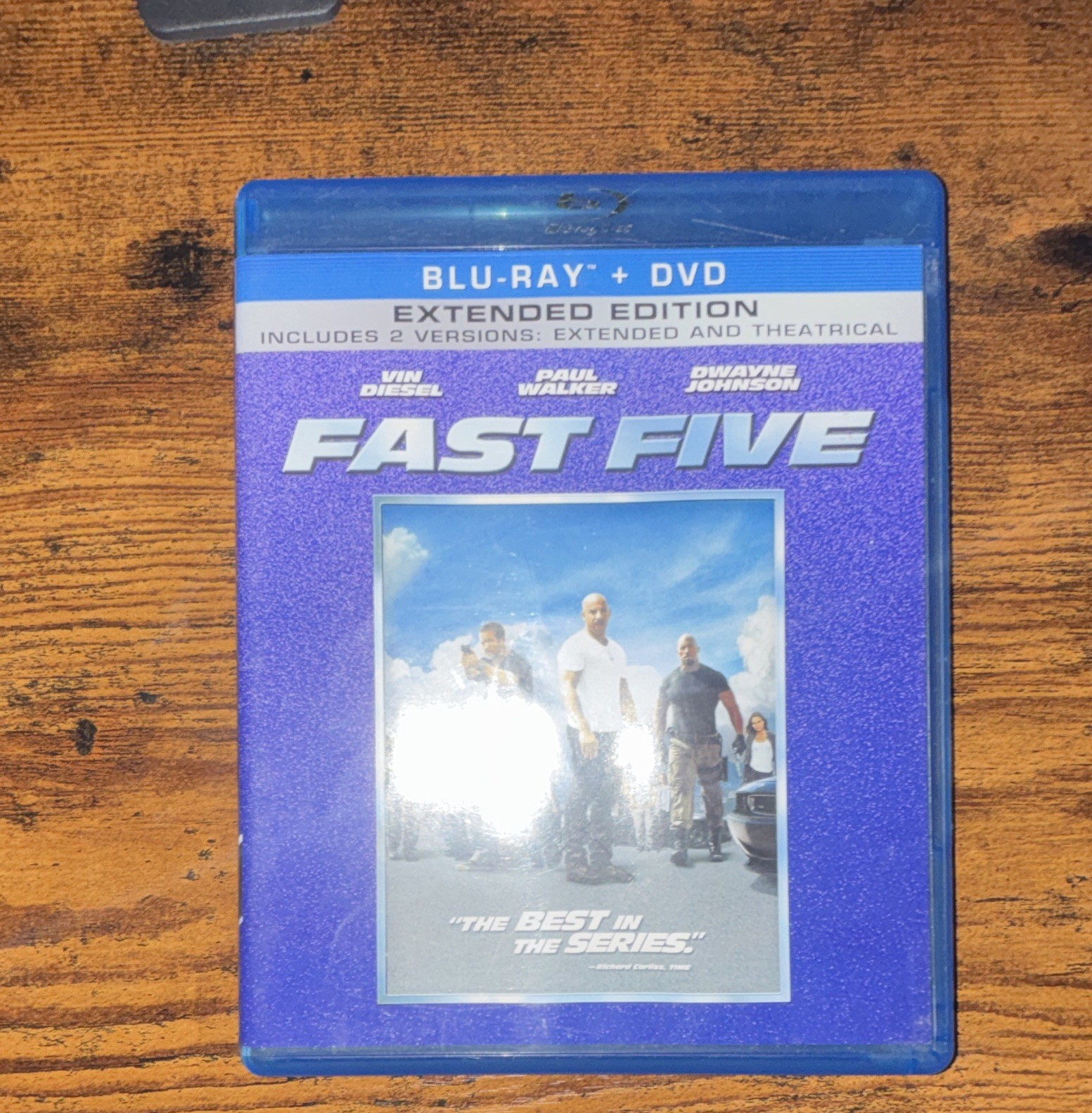 Universal Fast Five Extended Edition Blu-ray+DVD PG-13 2011 Diesel Walker