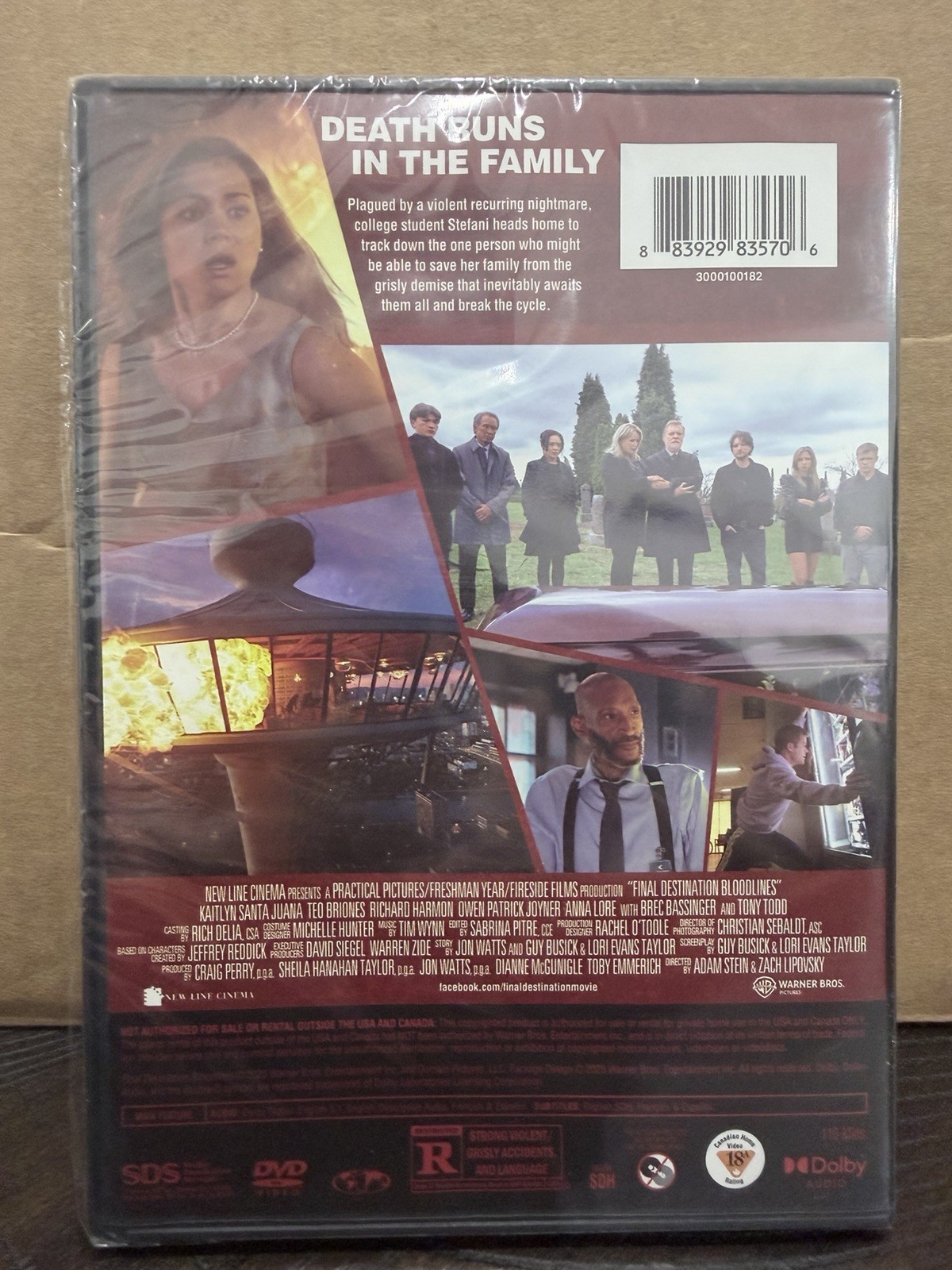 Final Destination Bloodlines DVD NEW 2025