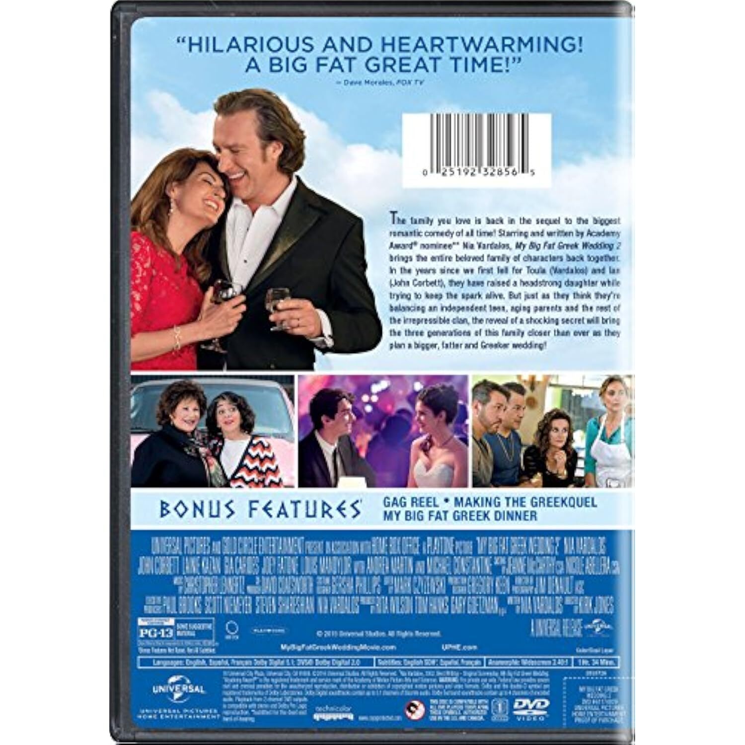 My Big Fat Greek Wedding 2 (DVD, 2015, Widescreen) NEW