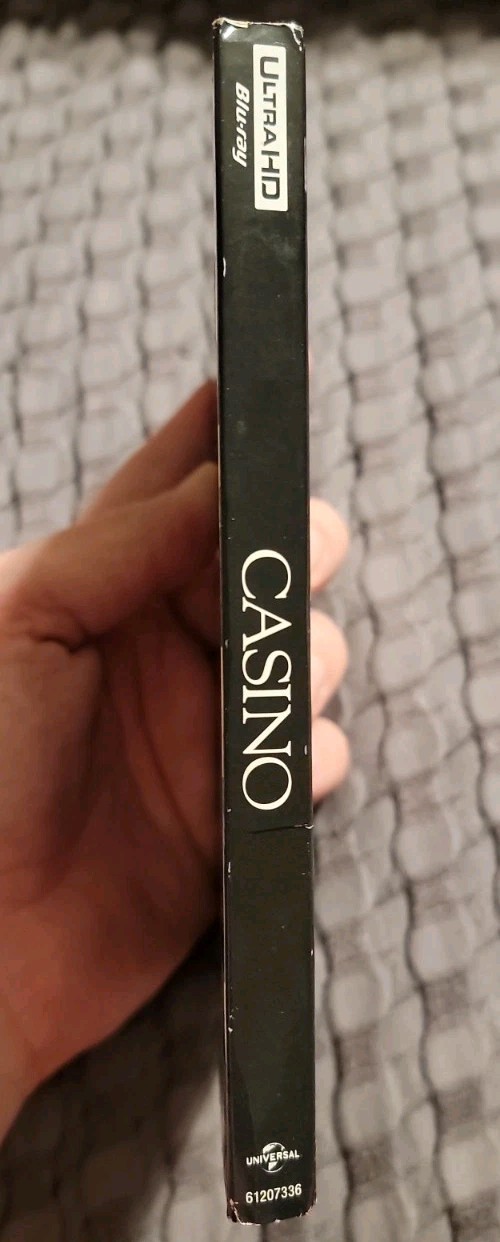 Casino (4K Ultra HD, Blu-ray, 1995) w/OOP Slipcover, Robert De Niro, Joe Pesci