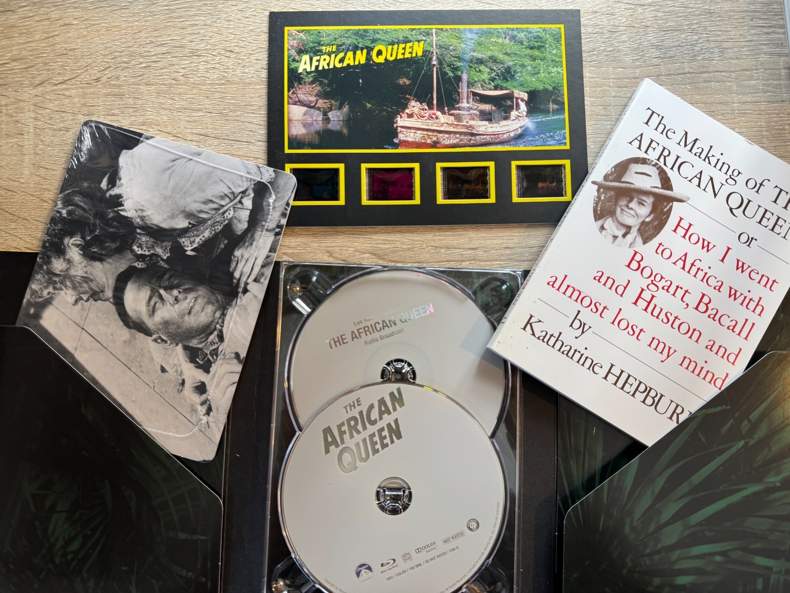THE AFRICAN QUEEN Commemorative Box Set (Blu-ray) 130 Pg. Book LIKE NEW RARE OOP