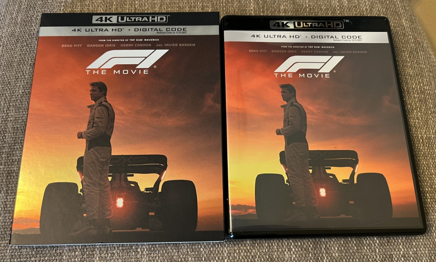 F1 The Movie 4K UHD Blu-ray – No Digital Code