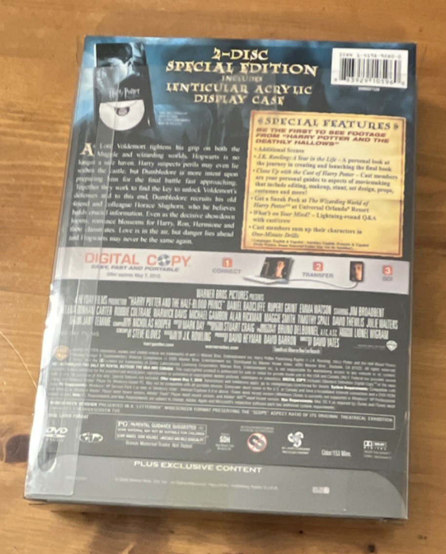 Harry Potter and the Half-Blood Prince (DVD) 2-Disc Target Deluxe Edition