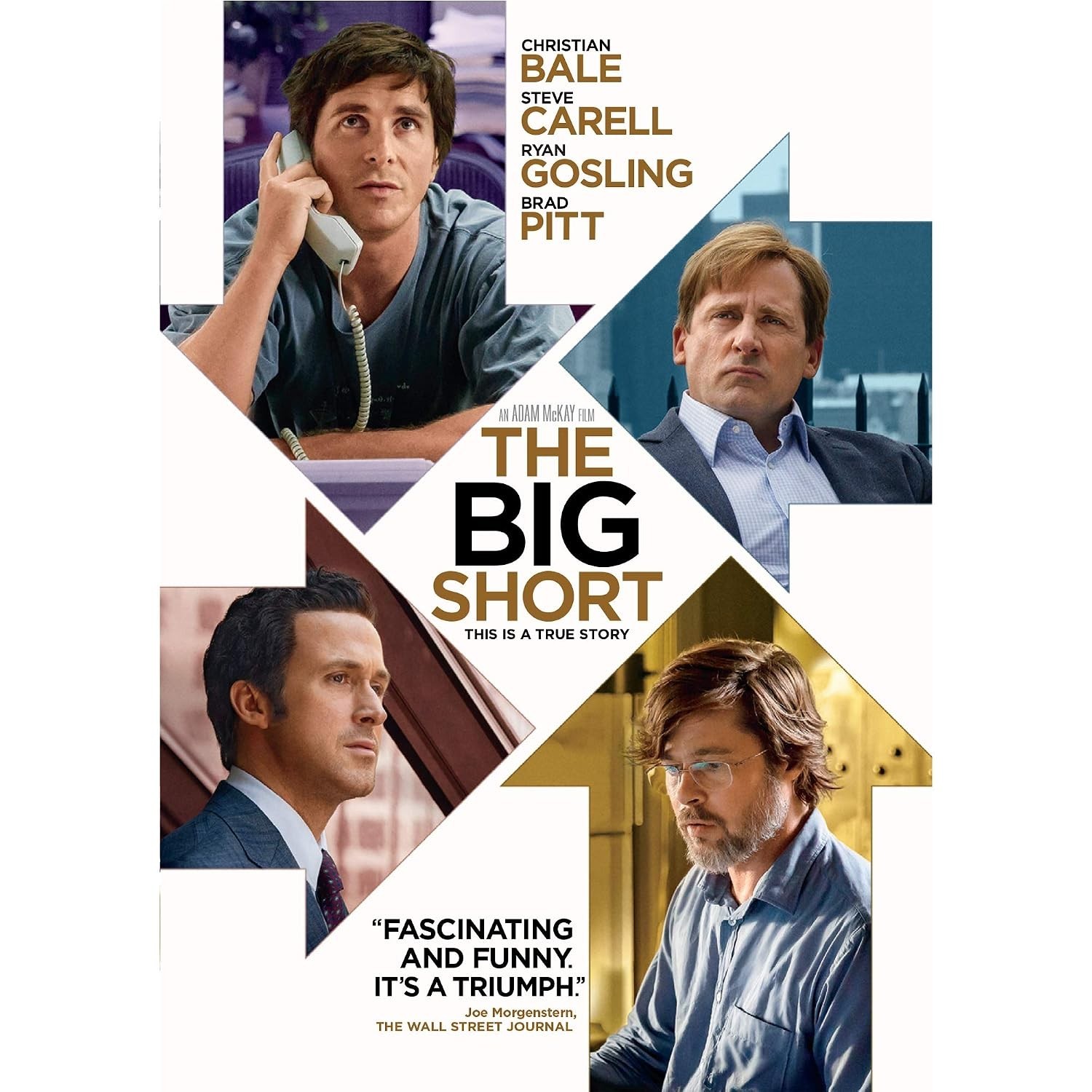 The Big Short (DVD, 2015) Christian Bale, Steve Carell, Ryan Gosling