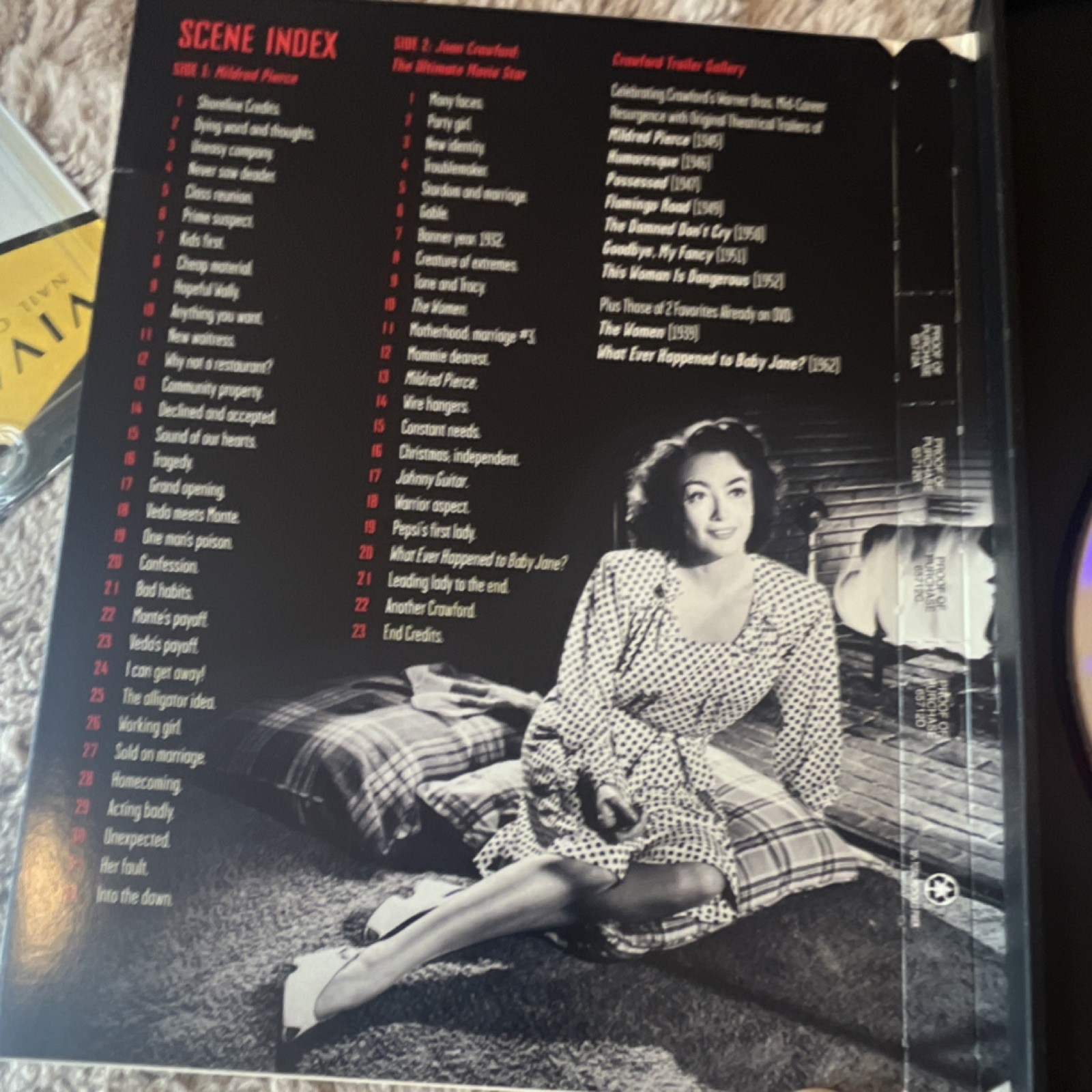Warner Home Video Mildred Pierce DVD Joan Crawford B&W 111 Min NR Subtitles