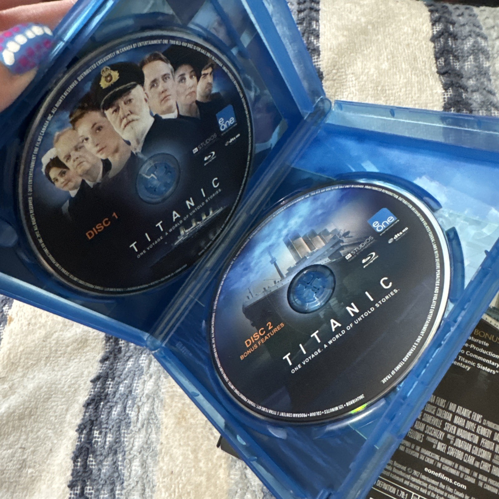 Titanic (Blu-ray Disc, 2012) S~SLIP! 4 Part Mini Series by Julian Fellowes