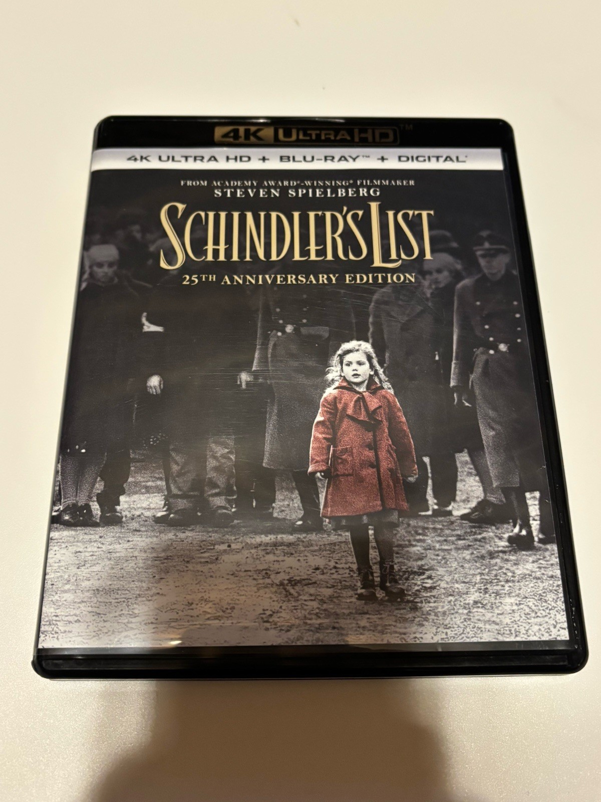 Schindler’s List 4K UHD Liam Neeson NO DIGITAL & No Standard Blu-ray