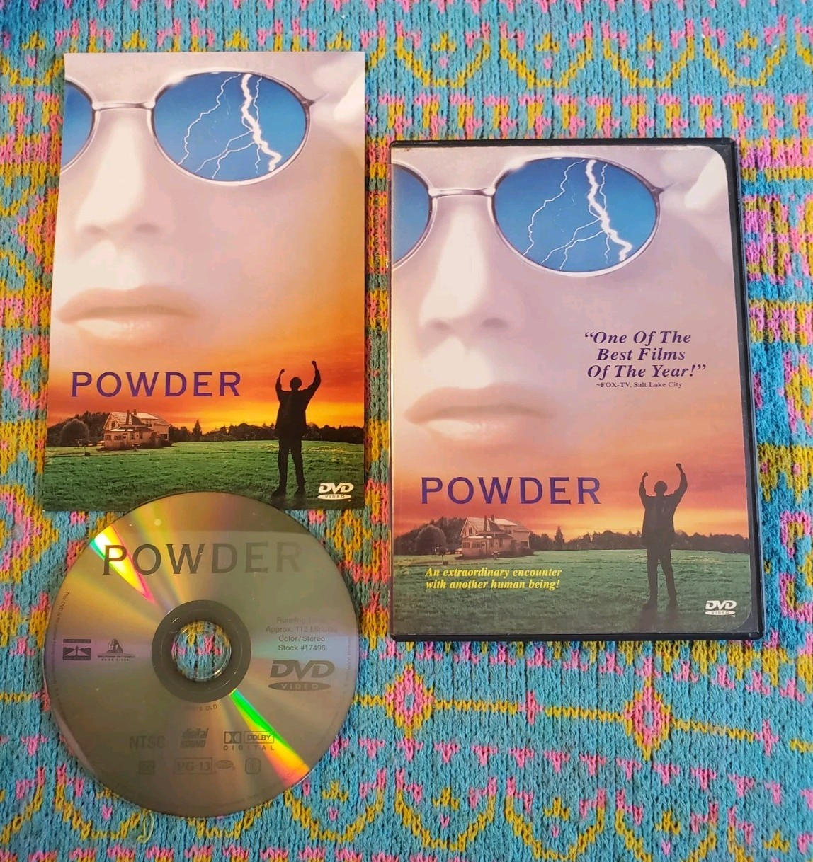 Powder (DVD, 1995) w/ Insert OOP Supernatural Fantasy Drama 90s Jeff Goldblum