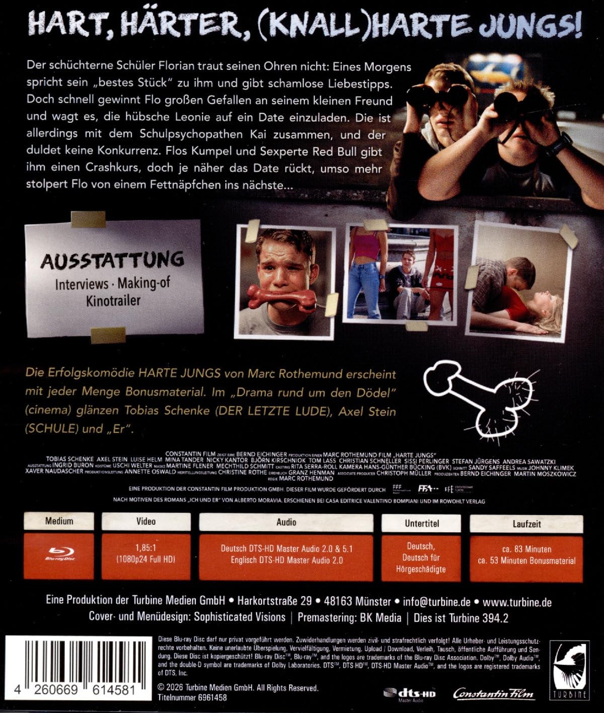 Harte Jungs (Blu-ray) Tobias Schenke Axel Stein Marc Rothemund (UK IMPORT)