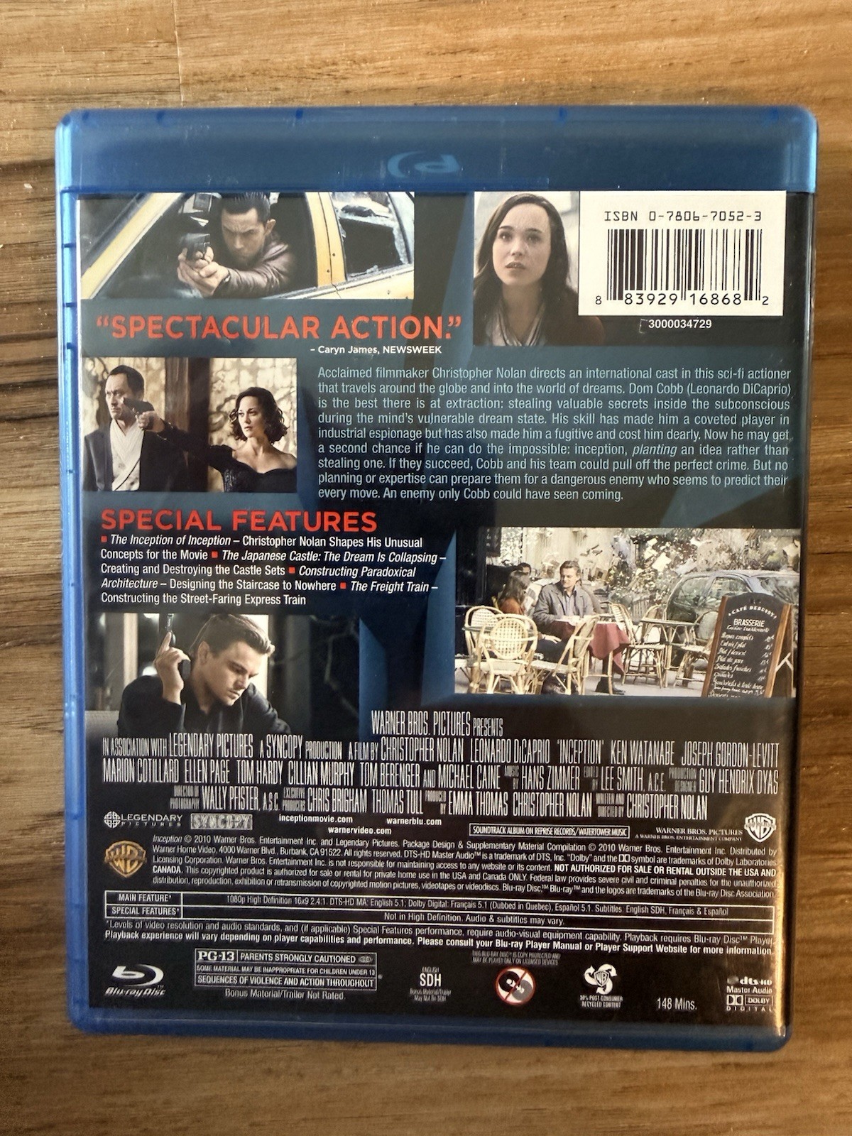 Inception (Blu-ray, 2010)