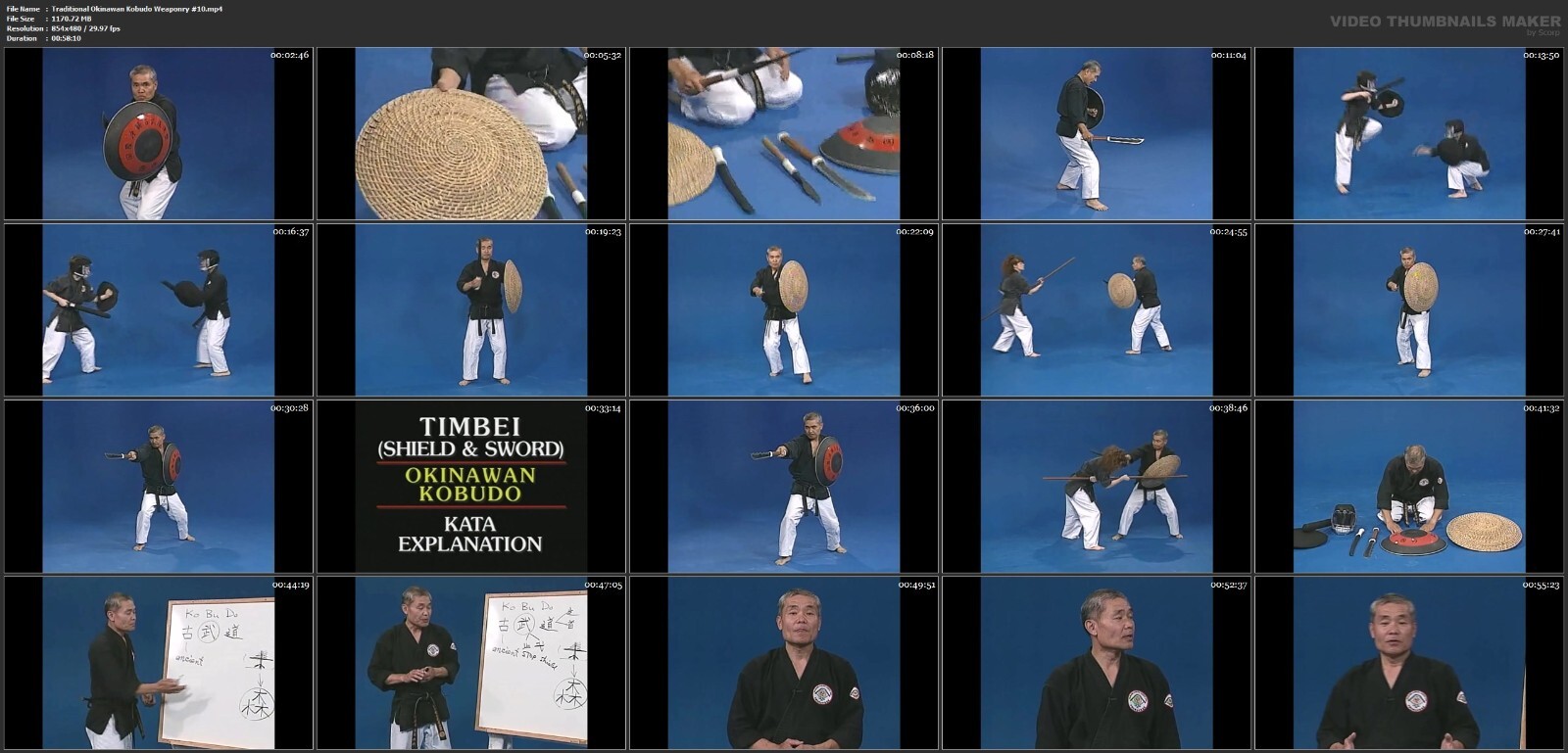 Traditional Okinawan Kobudo starring Mikio Nishiuchi (11 DVD Set)