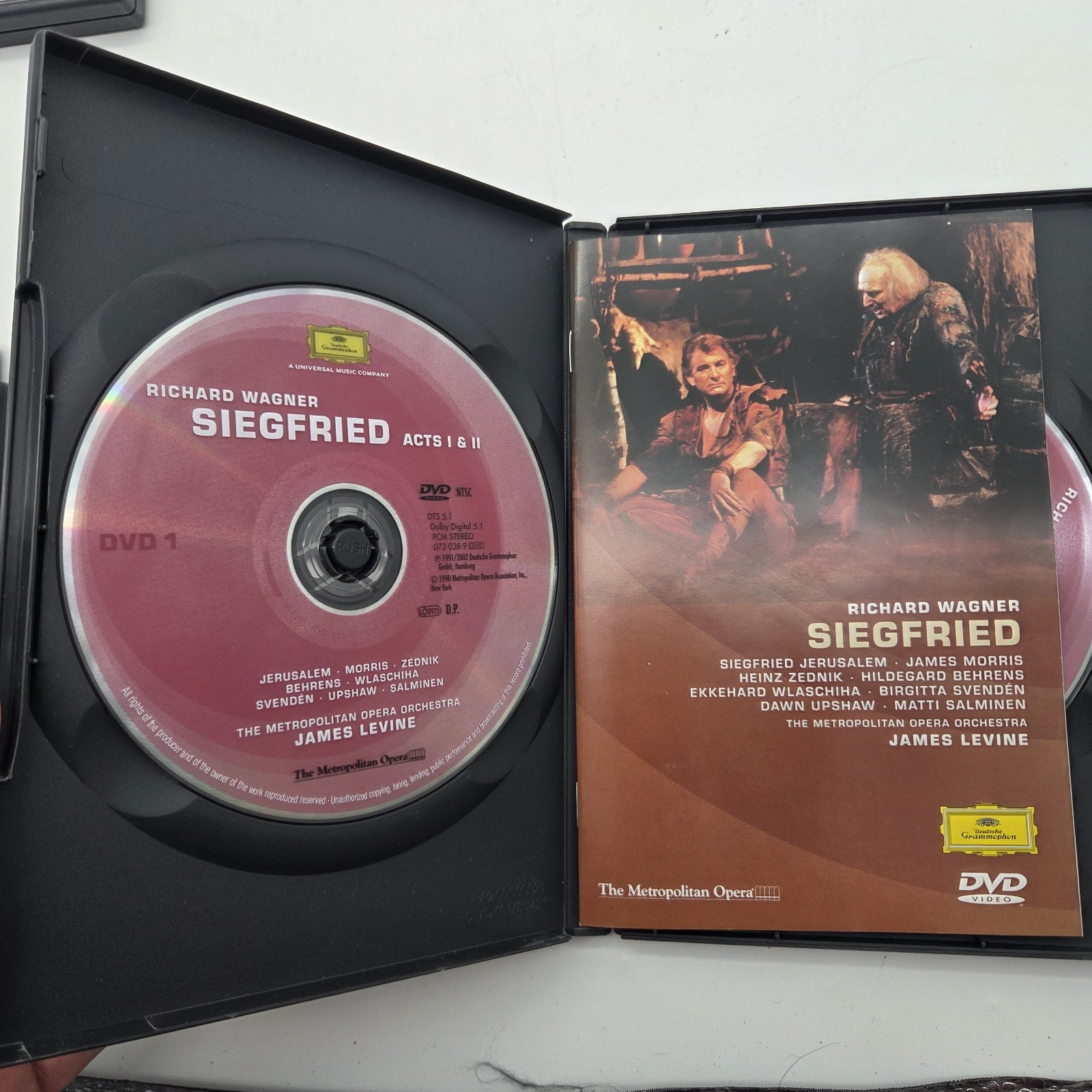 Wagner Der Ring des Nibelungen 7 DVD Box Set James Levine Metropolitan Opera DG