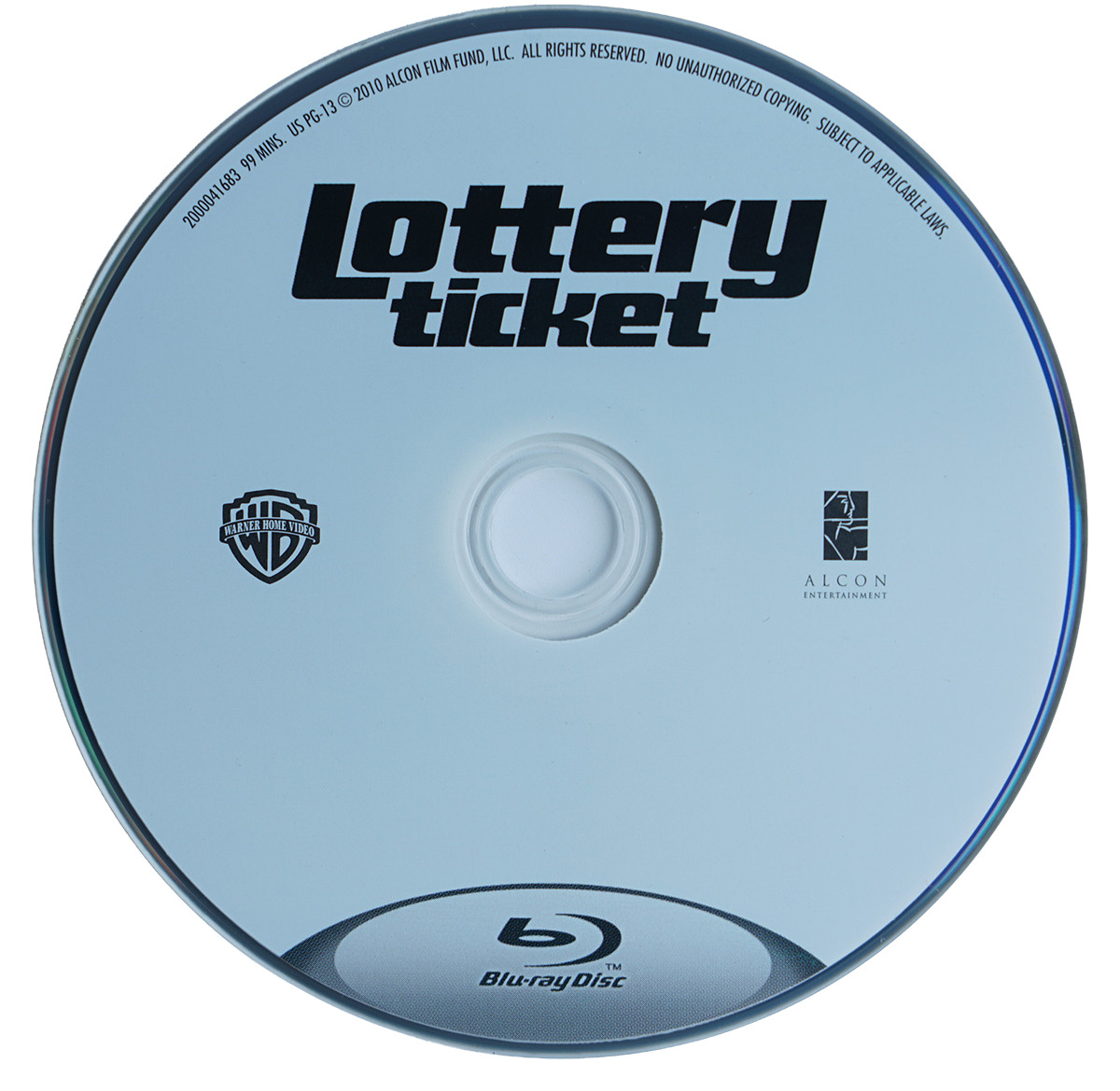 Lottery Ticket Blu-ray 2010 Warner Home Video Alcon Entertainment Movie