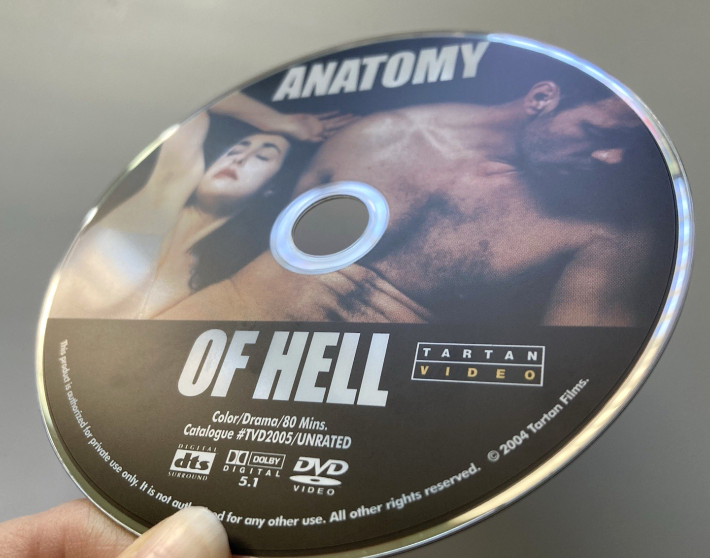 Anatomy of Hell (DVD 2004) – French film by Catherine Breillat – Tested
