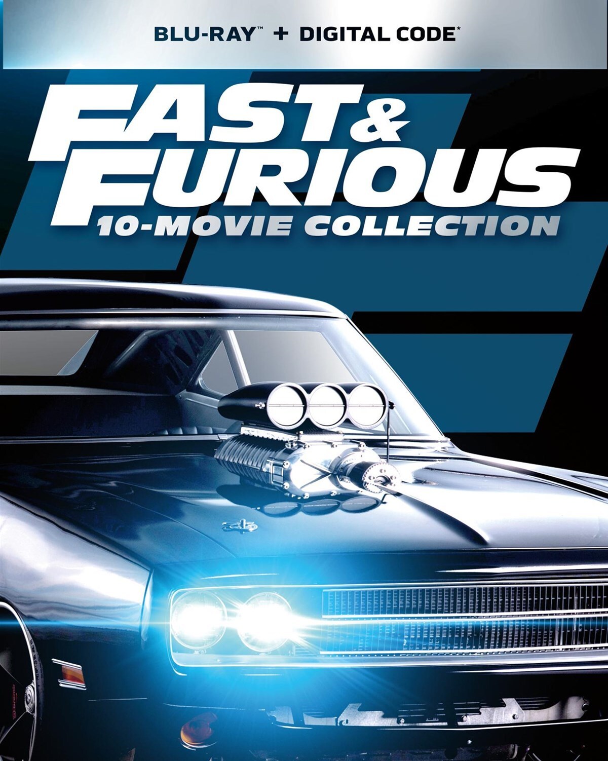 Fast & Furious 10-movie Collection Blu-ray Paul Walker NEW