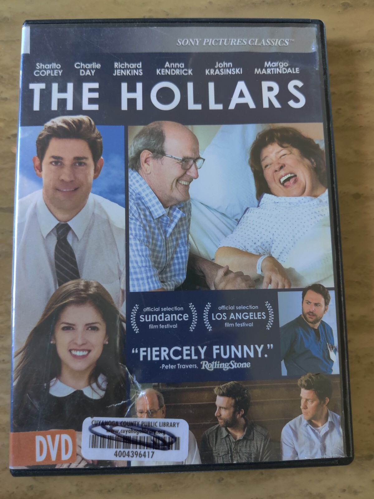 The Hollars (Ex Library DVD, 2016) Sharlto Copley, Charlie Day, Anna Kendrick