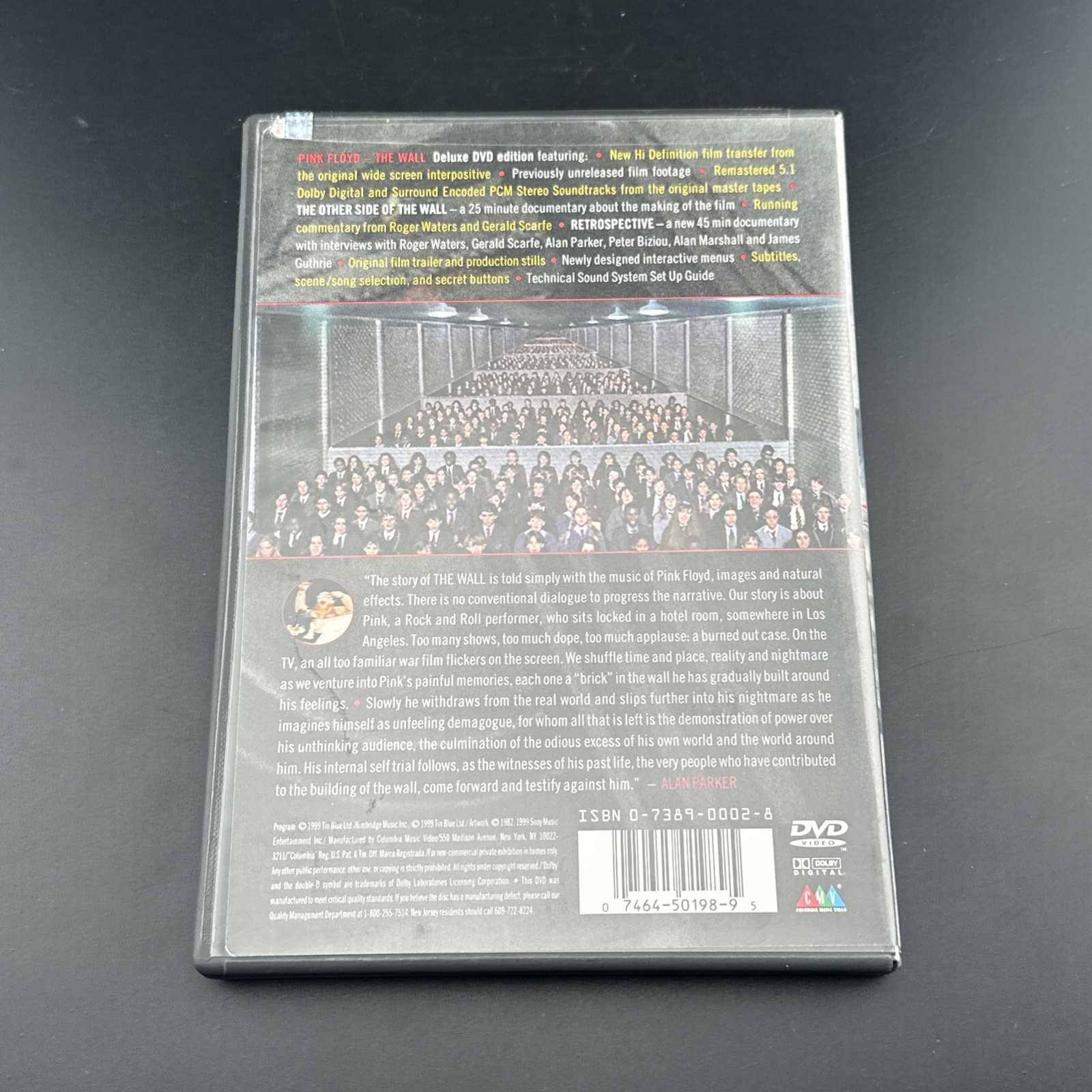 Pink Floyd – The Wall (DVD, 1999, Deluxe Edition) With Poster – TESTED WORKING!
