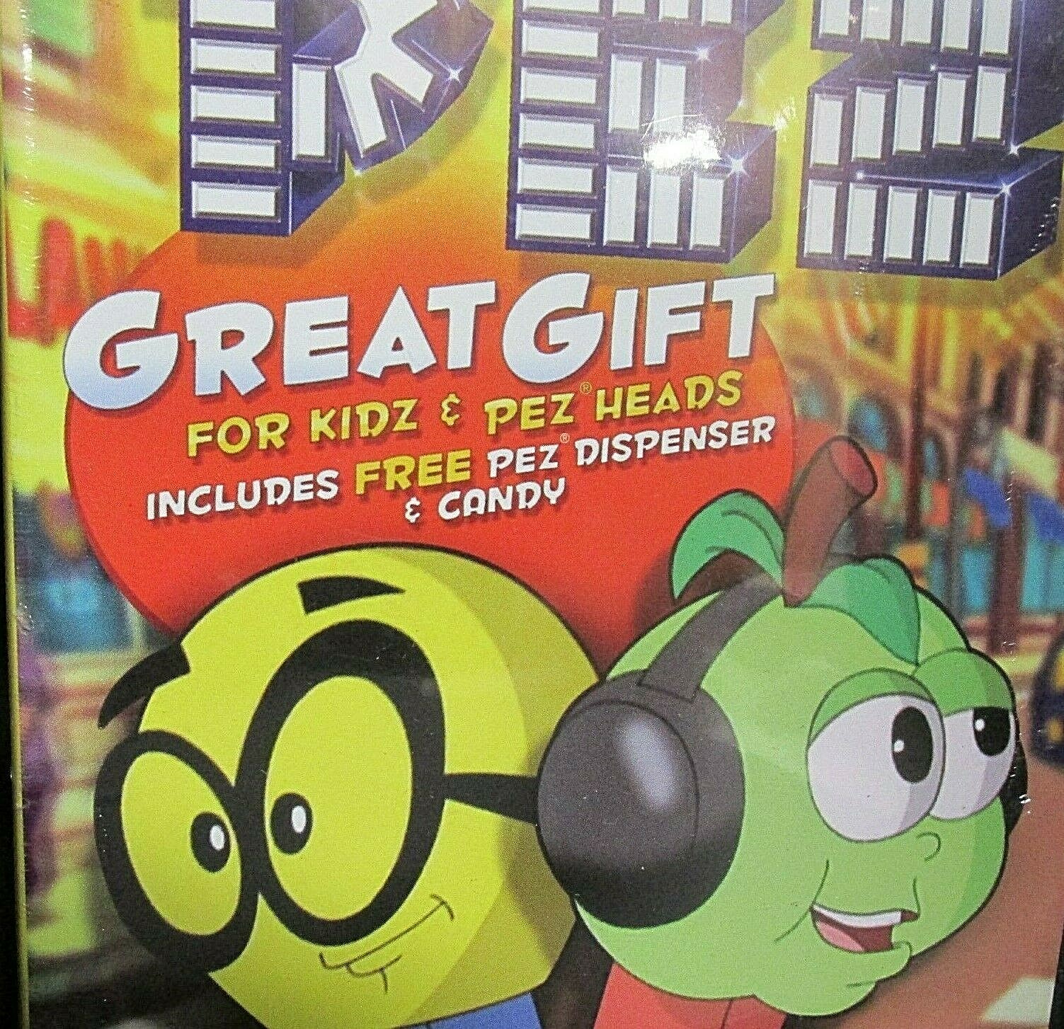 PEZ, NEW! DVD with Dispenser Collectors Edition 2 Movies,Sing,Video,Gift Kids