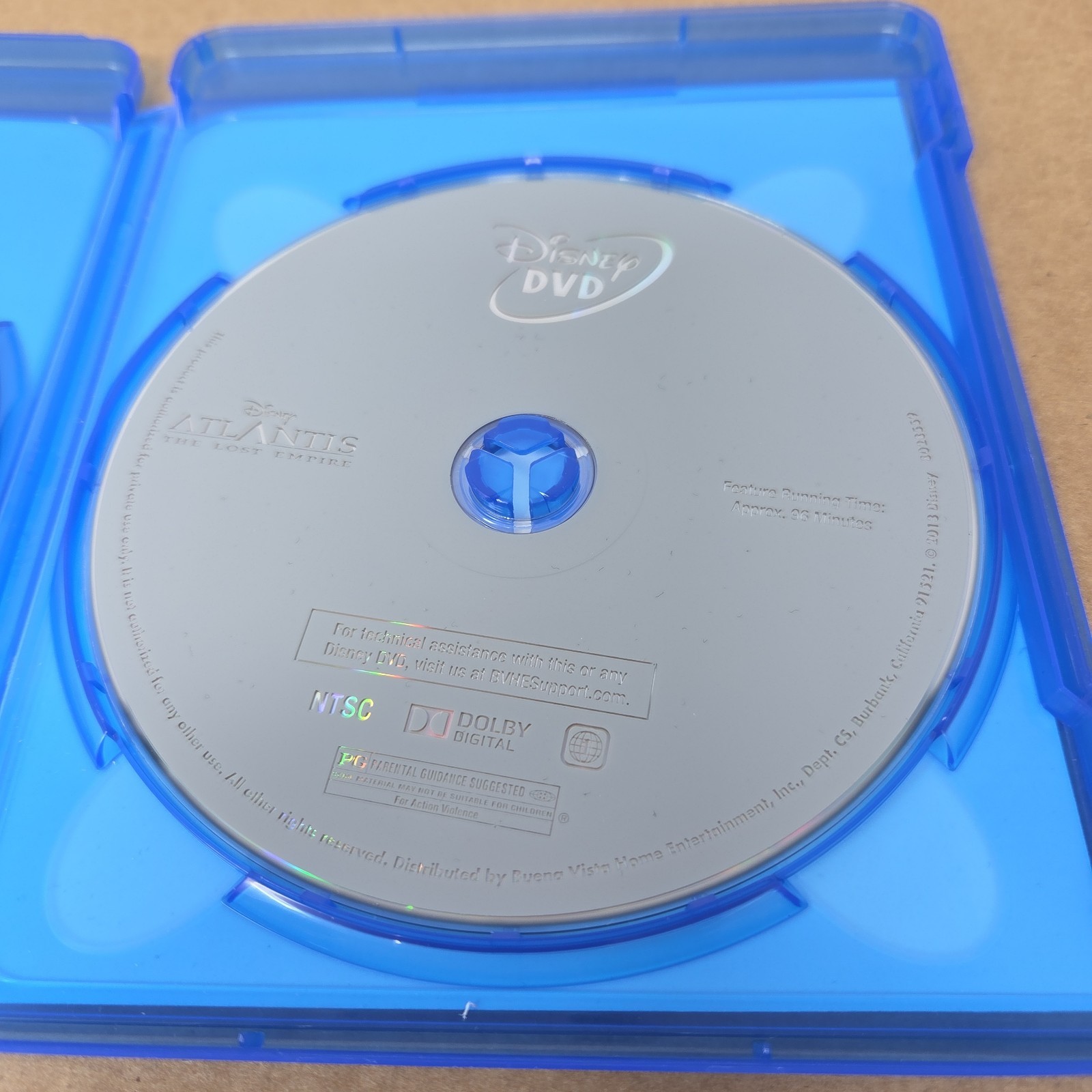 Disney Atlantis: The Lost Empire & Atlantis: Milo’s Return Blu-Ray/DVD Rare Oop