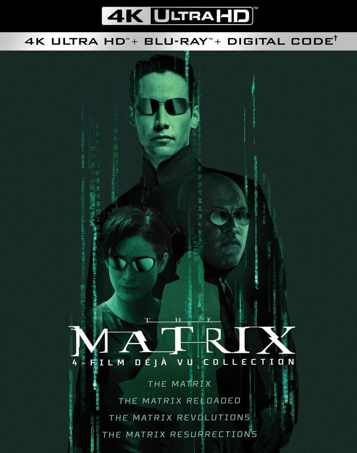 The Matrix: 4-Film Déjà Vu Collection (Blu-ray) Keanu Reeves Carrie-Anne Moss