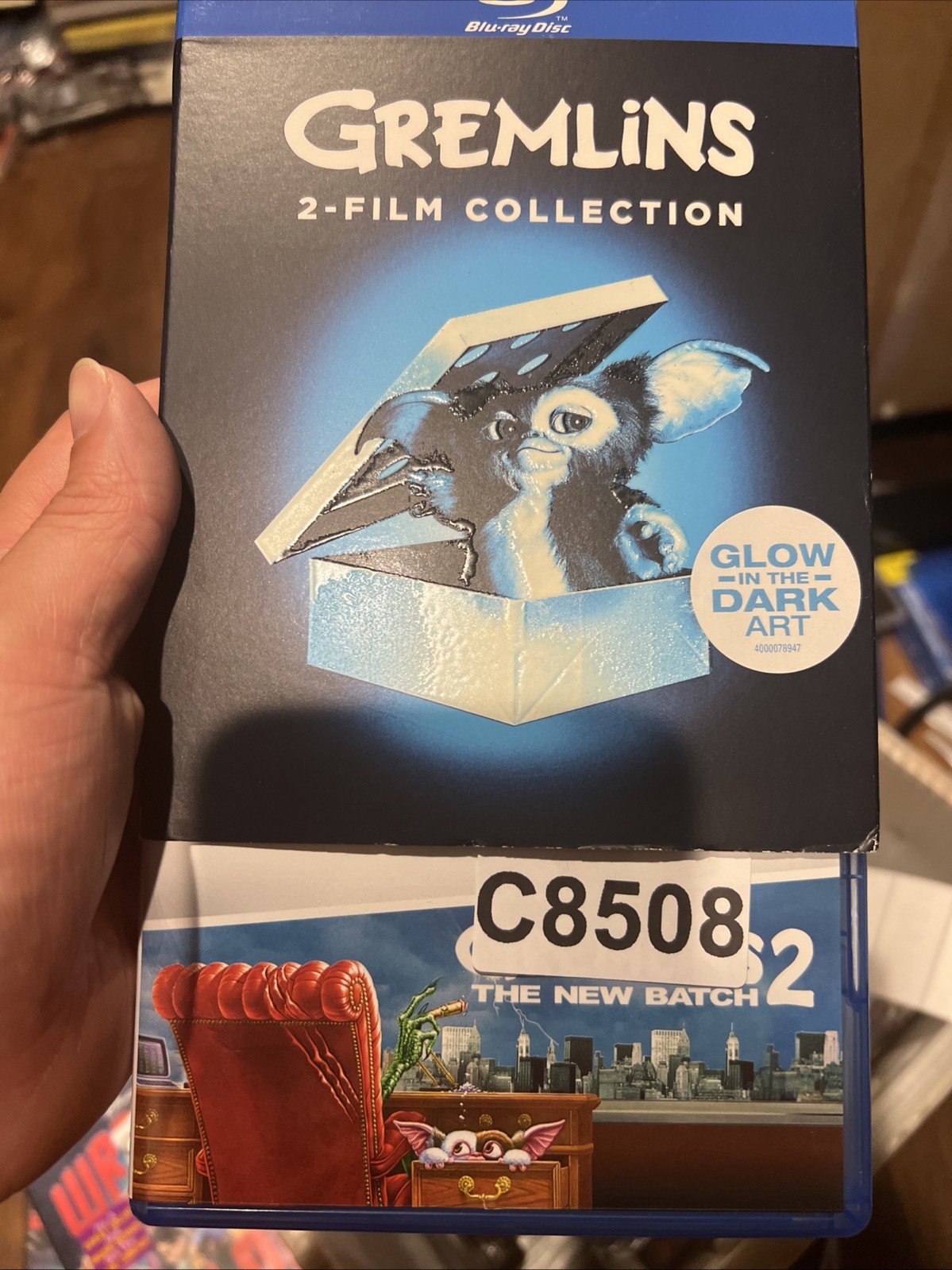 Gremlins / Gremlins 2 (Blu-ray) W/ Slipcover Glow In The Dark